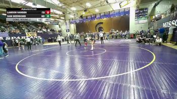 110 lbs Cons. Round 2 - Sam Beerbomb, Mead vs Landon Hansen, Frenchtown