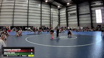 164 lbs Semis & 1st Wrestleback (8 Team) - Savanna Bannister, Southern Indiana Storm vs Brooks Zino, Combat Athletics Girls