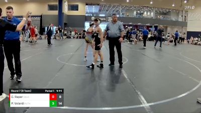 92 lbs Round 7 (8 Team) - Pete Velardi, Ruthless vs Carson Raper, Ohio Gold