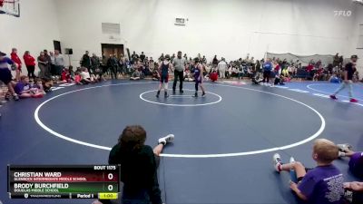 101-103 lbs Round 3 - Christian Ward, Glenrock Intermediate Middle School vs Brody Burchfield, Douglas Middle School