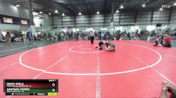 132 lbs Semis (4 Team) - Adam Ayala, THRACIAN GLADIATOR WC vs Santana Gomez, GREAT NECK WC