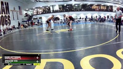 174 lbs Round 4 (6 Team) - Spencer Vos, Adrian vs Kane Kettering, Seton Hill University