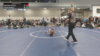 50 lbs Consi Of 8 #2 - Grayson Patton, NC vs Johan Randall, MD
