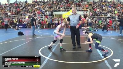 100 lbs Semifinal - Alexis Pieper, JFWC vs Savannah Chapman, Westfall