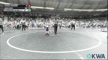 37 lbs Consi Of 4 - Jociana Martinez, Tuttle Wrestling vs Amos Boyd, Harrah