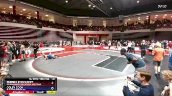 126 lbs Champ. Round 1 - Turner Engelbert, Edmond North High School Wrestling vs Colby Cook, Black Fox Wrestling