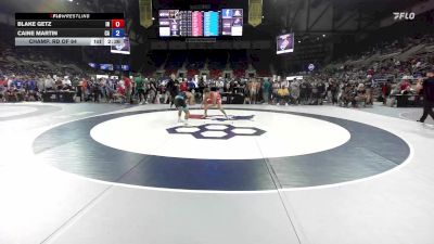 126 lbs Champ. Rd Of 64 - Blake Getz, IN vs Caine Martin, CA