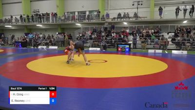 71kg Cons. Round 4 - Heath Ozog, Jr Badgers vs Ethan Rooney, Loyola HS