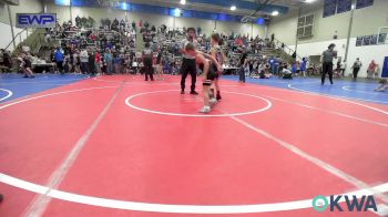 64-67 lbs Quarterfinal - Conner Ryan, Gentry Youth Wrestling vs Camden Cross, Verdigris Youth Wrestling