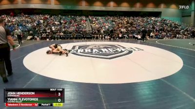 126 lbs Cons. Round 2 - Yianni Flevotomos, Castro Valley vs John Henderson, Harrisburg