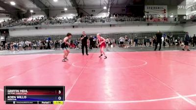 97 lbs Cons. Round 1 - Griffin Mehl, Victory Wrestling vs Koen Willis, Missouri