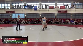 285 lbs Quarterfinal - Adolfo Betancur, Johnson And Wales vs Mason Sprinkel, Norwich