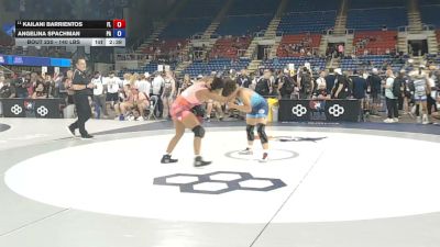 140 lbs Champ. Rd Of 128 - Kailani Barrientos, Florida vs Angelina Spachman, Pennsylvania