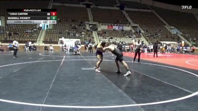 285 lbs Cons. Round 5 - Russell Fickett, University Of Central Florida vs Cole Carter, Montevallo