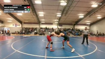 150 lbs Cons. Round 4 - Josiah Frueh, Scottsbluff vs Dallas Hutchings, Chadron