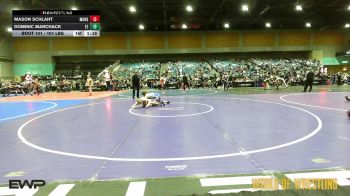 101 lbs 2nd Place - Mason Schlaht, Monster Garage vs Dominic Marchack, Eierman Elite