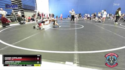 100 lbs Semis (4 Team) - Jeremiha Covey, Missouri Outlaws vs Asher Copeland, SEK Elite