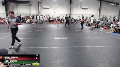 150 lbs Round 2 (6 Team) - Brian Papcun, MF Dynasty vs Josh Brown, Full Circle