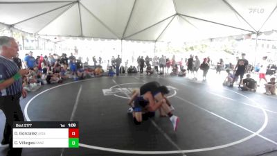 157 lbs Quarterfinal - Danny Gonzalez, Legacy WC vs Chris Villegas, Rancho Bernardo WC