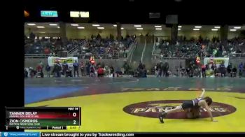 53 lbs Cons. Round 3 - Tanner Delay, Knappa Kids Wrestling vs Zion Cisneros, Dayton Wrestling Club