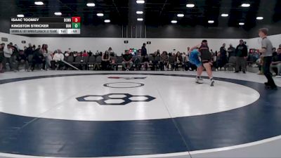 129 lbs Semis & 1st Wrestleback (8 Team) - Isaac Toomey, DC Wrestling Academy vs Kingston Stricker, Dundee Wrestling