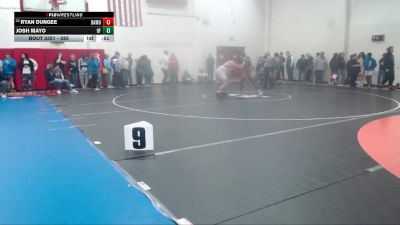 285 lbs Cons. Round 4 - Ryan Dungee, Fishers vs Josh Mayo, River Forest