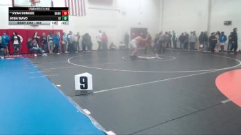 285 lbs Cons. Round 4 - Ryan Dungee, Fishers vs Josh Mayo, River Forest