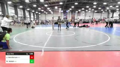 182 lbs Round Of 32 - Jeremain Henderson, MD vs Matthew Walsh, MA