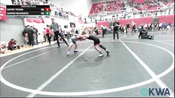 52 lbs Consi Of 4 - Hayes Young, Perry Wrestling Academy vs Jasper McKisson, Perry Wrestling Academy