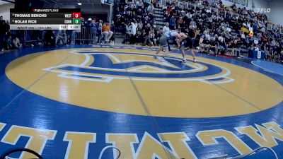 121 lbs Semifinal - Thomas Bencho, West Allegheny vs Nolan Rice, Connellsville