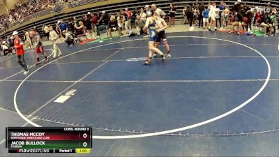 79 lbs Cons. Round 3 - Thomas McCoy, Northside Wrestling Club vs Jacob Bullock, CARBON