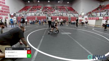 85-90 lbs Quarterfinal - Bowen Schubert, Chandler Takedown Club vs Julietta Valencia, Midwest City Bombers Youth Wrestling Club