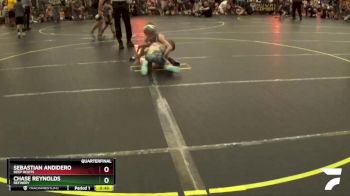 65 lbs Quarterfinal - Chase Reynolds, Refinery vs Sebastian Andidero, Deep Roots