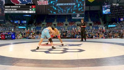 165 lbs Champ. Rd Of 64 - Barry Norman Jr, NJ vs Declan Bligh, MA