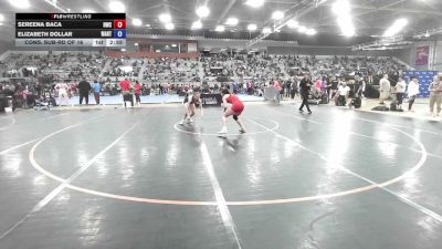 53 kg Cons. Sub-rd Of 16 - Sereena Baca, Hawks Wrestling Club vs Elizabeth Dollar, Warrior RTC