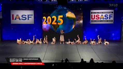 No Limits All Stars - Senior Contemporary - Easy on Me [2025 Senior Small Contemporary/Lyrical Semis] 2025 The Dance Worlds