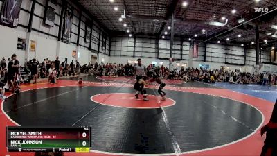 55 lbs Semis (4 Team) - Mckyel Smith, DARKHORSE WRESTLING CLUB vs Nick Johnson, RAW