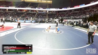 I-124 lbs Cons. Round 3 - Viktor Banda, Wallkill vs Justin Castillo, St Anthony`s