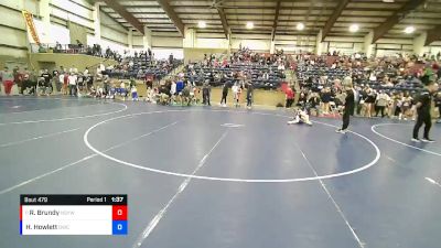 78 lbs Cons. Round 2 - Rhett Brundy, North Summit Youth Wrestling Club vs Haze Howlett, Delta Wrestling Club