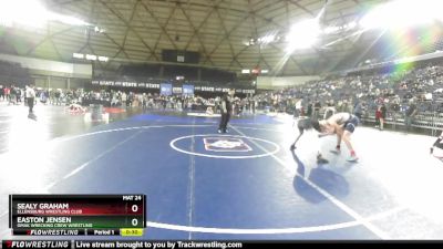 175 lbs Cons. Semi - Easton Jensen, Omak Wrecking Crew Wrestling vs Sealy Graham, Ellensburg Wrestling Club