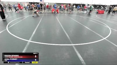 82 lbs 5th Place Match - Dominic DiPiazza, Kaukauna Wrestling Club vs Damon Johannes-Kasuboski, Team Nazar Training Center