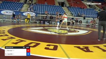 138 lbs Cons 32 #2 - Jesse Horner, Montana vs Andres Ugalde, Texas