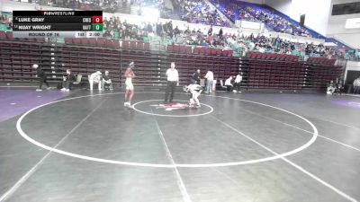 120 lbs Round Of 16 - Luke Gray, Crescent vs Nijay Wright, Battery Creek