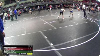 95 lbs Cons. Round 1 - Quintin Maly, Wahoo Wrestling Club vs Preston ...