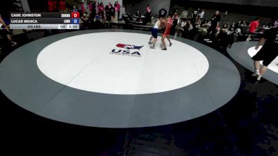 150 lbs Cade Johnston, SDIKWA - San Diego-Imperial Kids Wrestling Association vs Lucas Mojica, LAWA - Los Angles Wrestling Association