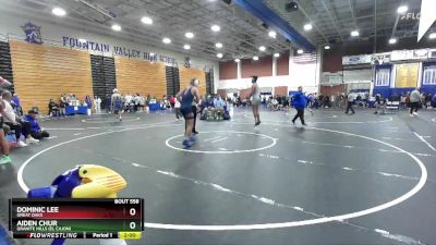 150 lbs Champ. Round 2 - Dominic Lee, Great Oaks vs Aiden Chur, Granite Hills (El Cajon)