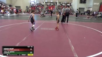 60 lbs Quarterfinal - Hollis Smith, Alpha Elite vs Jonah Burt, Fort Payne Youth Wrestling