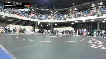 110 lbs Champ. Round 2 - Sydney Stieb, Unattached vs Addison Yacko, Unattached