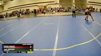 165 lbs Champ. Round 2 - Sam Wegesin, Otterbein vs Colin Panoff, Rochester University
