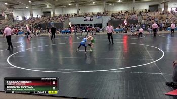 65 lbs Quarterfinal - Donovan McKown, Irish Pride Wrestling Academy vs Finnegan Brown, Wildcats Wrestling